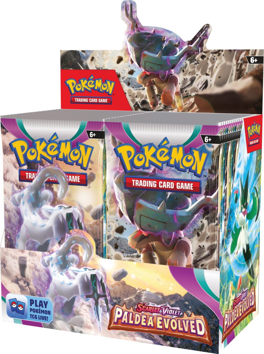 Pokmon TCG: Scarlet & Violet - Paldea Evolved - Booster Box (36) Card Horizon Pokmon TCG: Scarlet & Violet - Paldea Evolved - Booster Box (36) Card Horizon