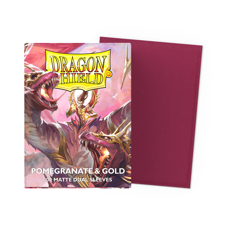 Koszulki Dragon Shield Pomegranate & Gold (100 szt.)