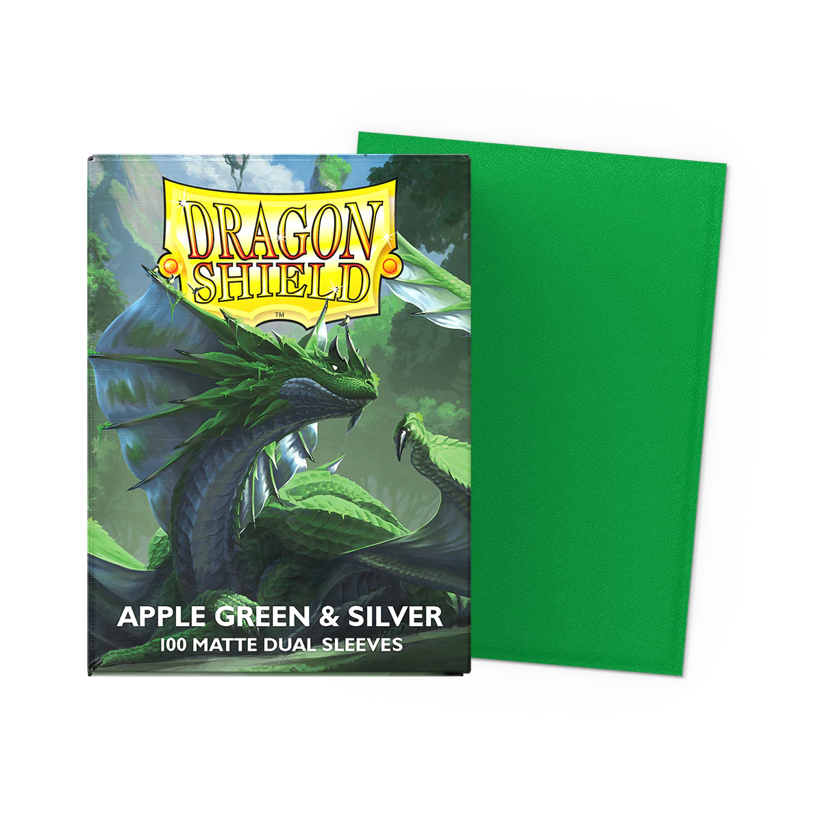 Dragon Shield Apple Green & Silver Koszulki (100 szt.)