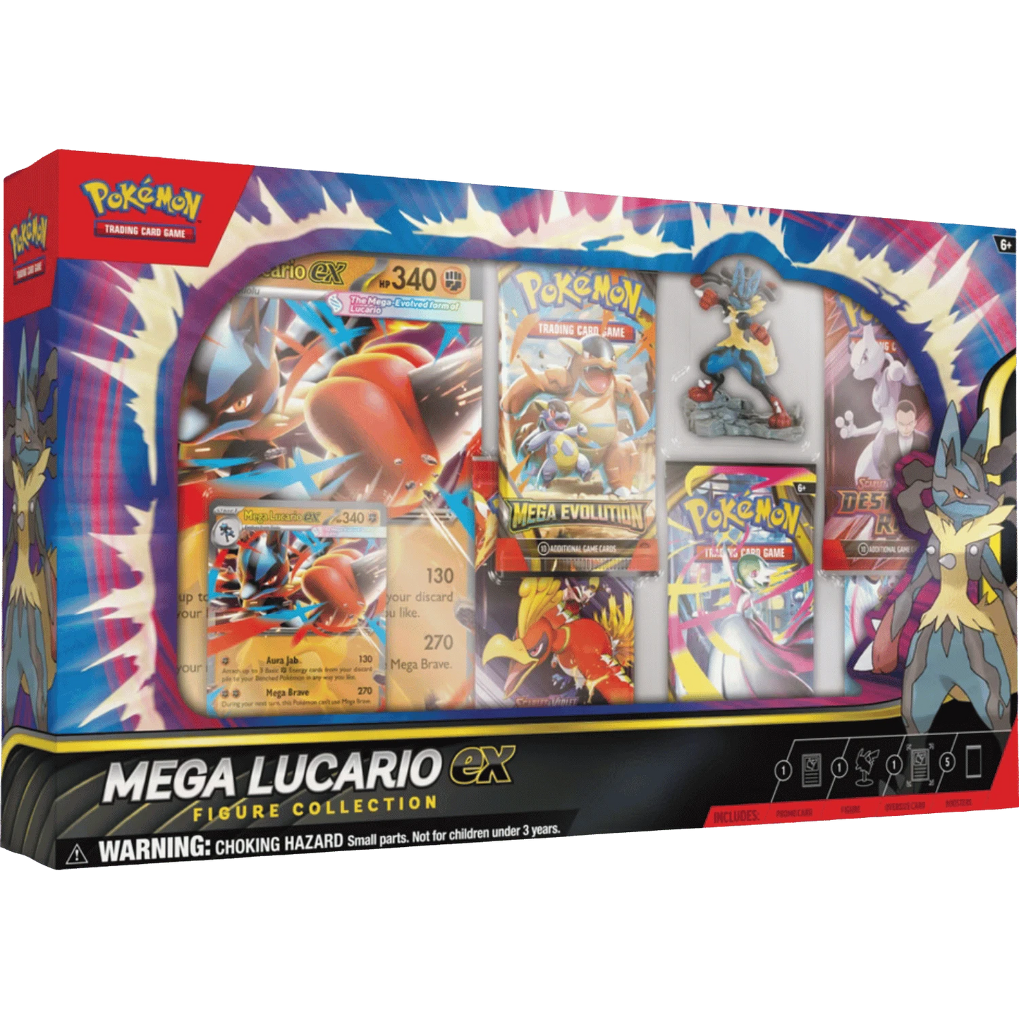 Kolekcja figurek Mega Lucario ex