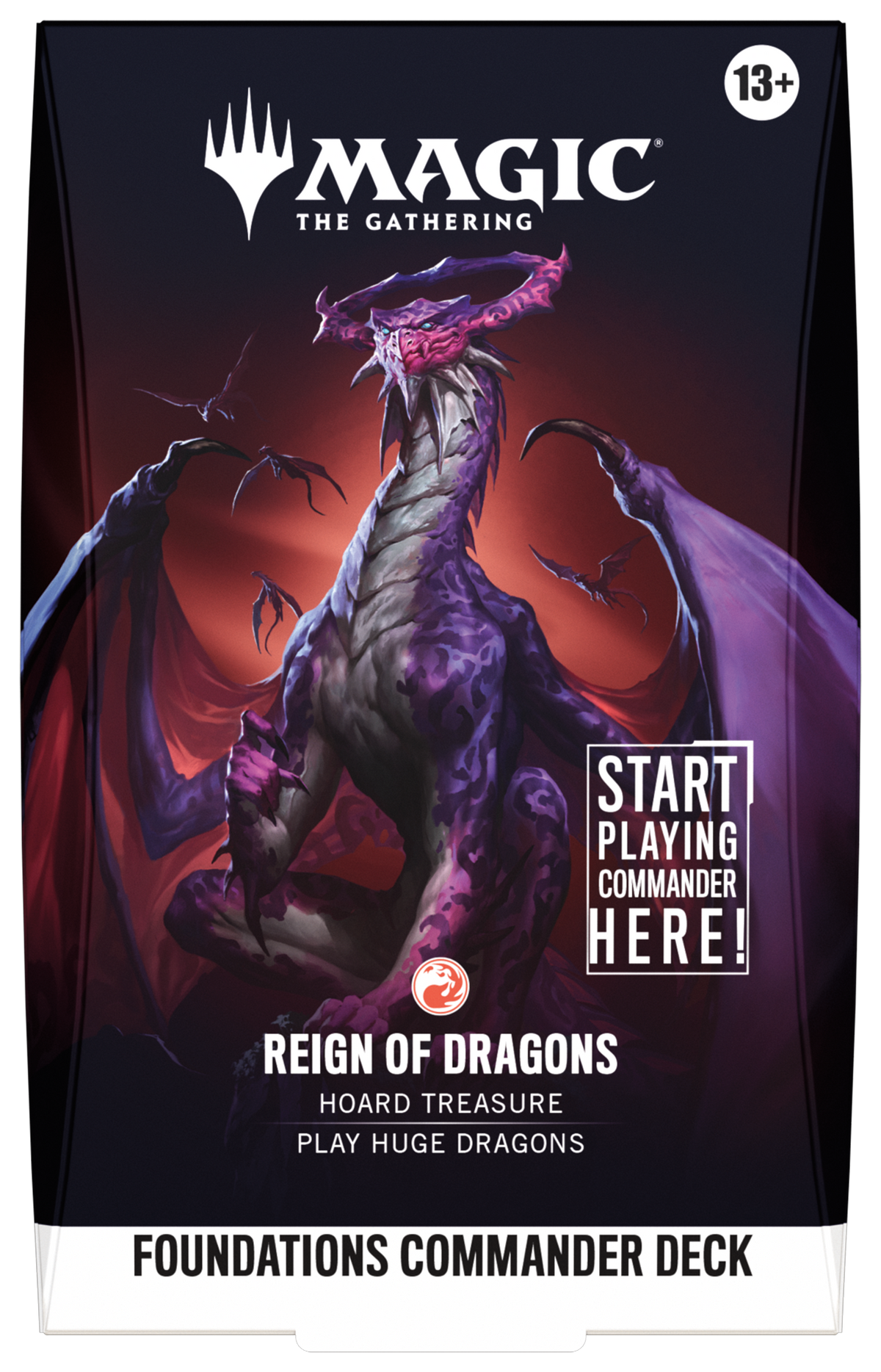 Magic The Gathering: Reality Fracture - Foundations Commander Deck "Reign Of Dragons"