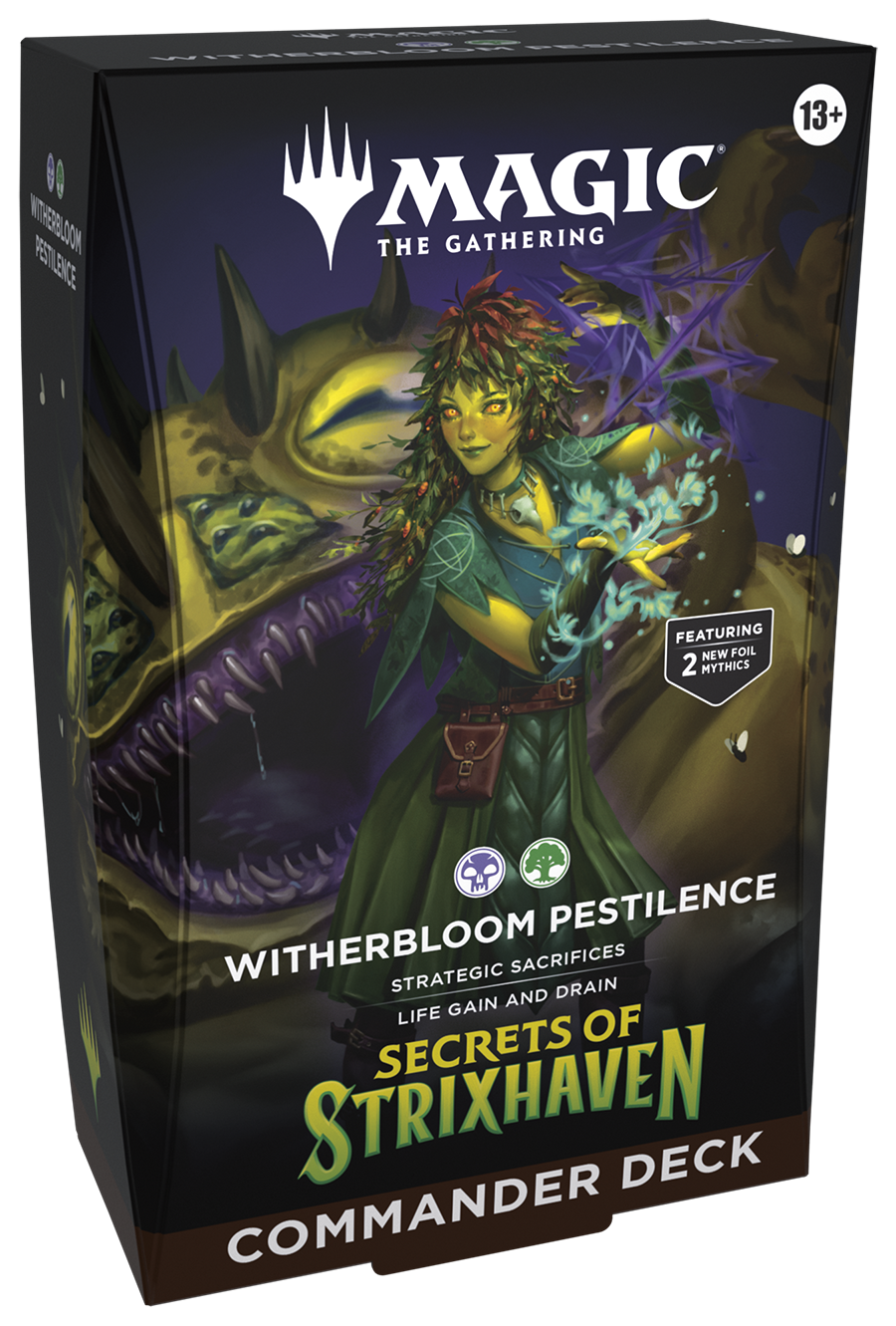 Secrets Of Strixhaven "Witherlbloom Pestilence" Commander Deck