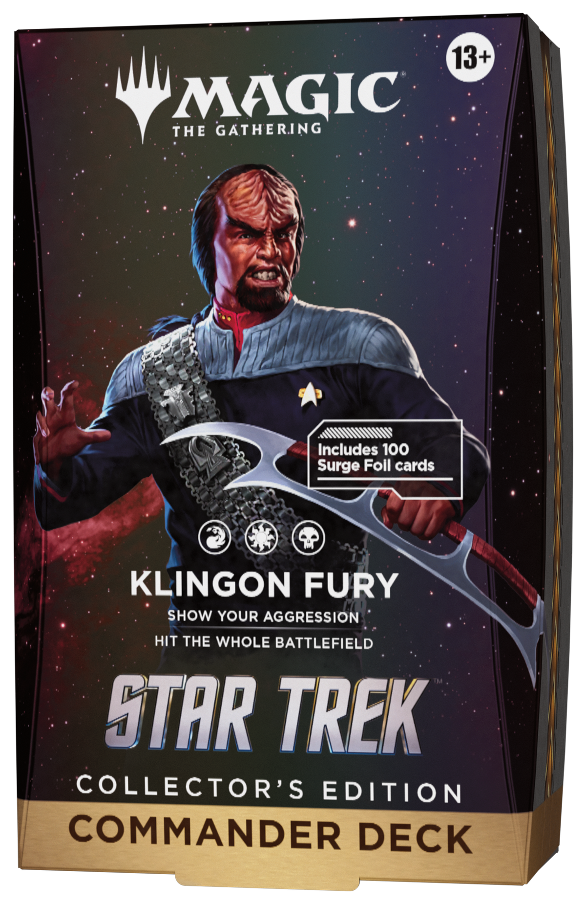 Magic The Gathering: Star Trek - Collector's Edition Commander Deck: Klingon Fury