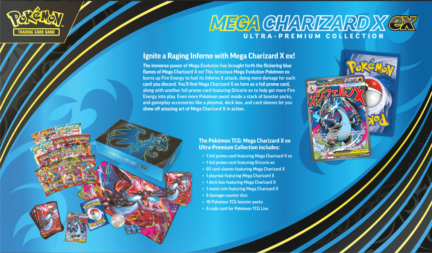 Pokemon TCG: Mega Charizard X ex Ultra-Premium Collection