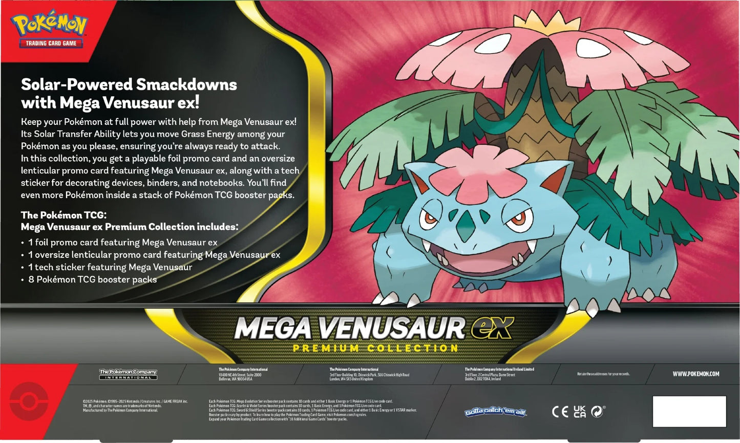 Pokemon TCG: Mega Venusaur ex - Kolekcja Premium