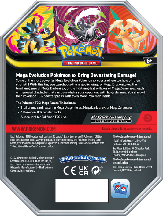 Pokémon TCG: Mega Forces Tin - Mega Dragonite ex