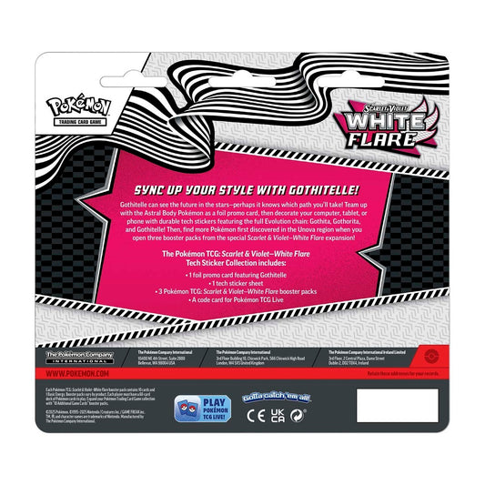 Pokemon TCG Scarlet & Violet - Black Bolt - Kolekcja naklejek technicznych Gothitelle