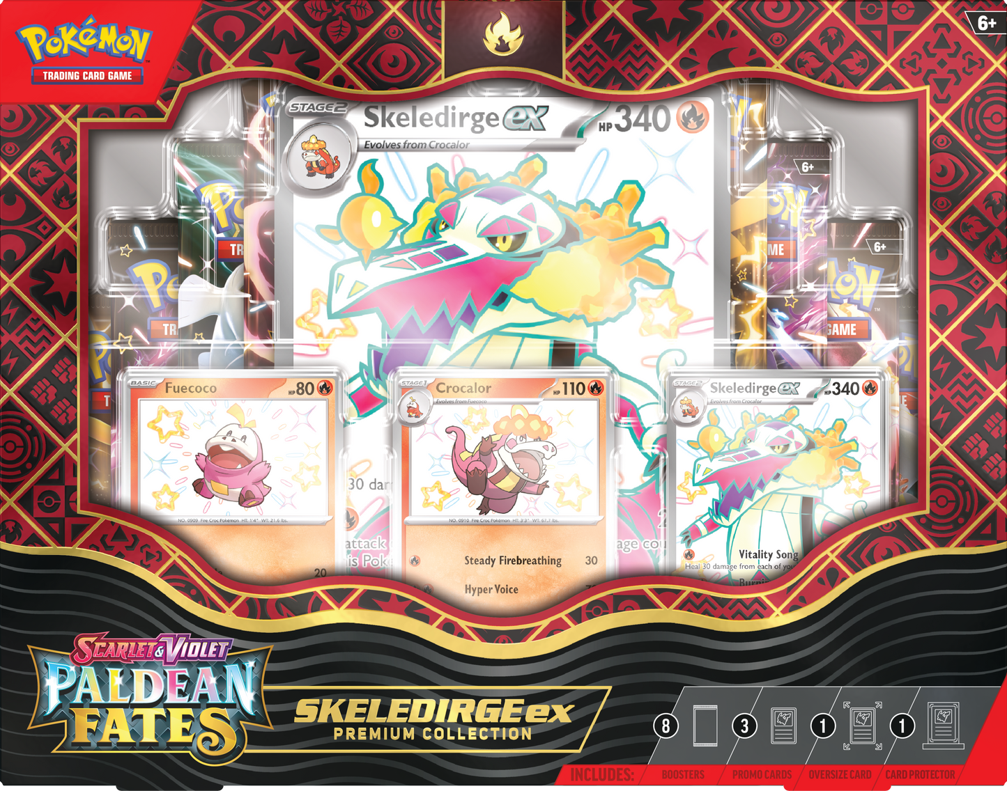Pokémon TCG: Scarlet & Violet - Paldean Fates - Premium Collection - Skeledirge