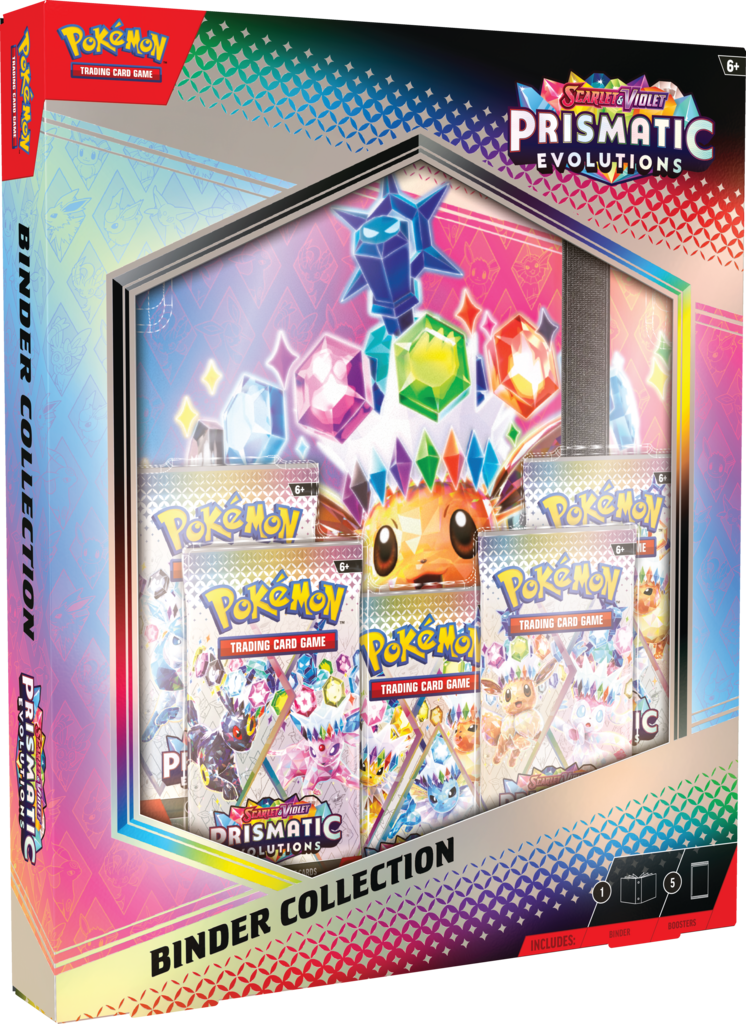 Pokmon TCG: Scarlet & Violet - Prismatic Evolutions - Binder Collecti Card Horizon Pokmon TCG: Scarlet & Violet - Prismatic Evolutions - Binder Collecti Card Horizon