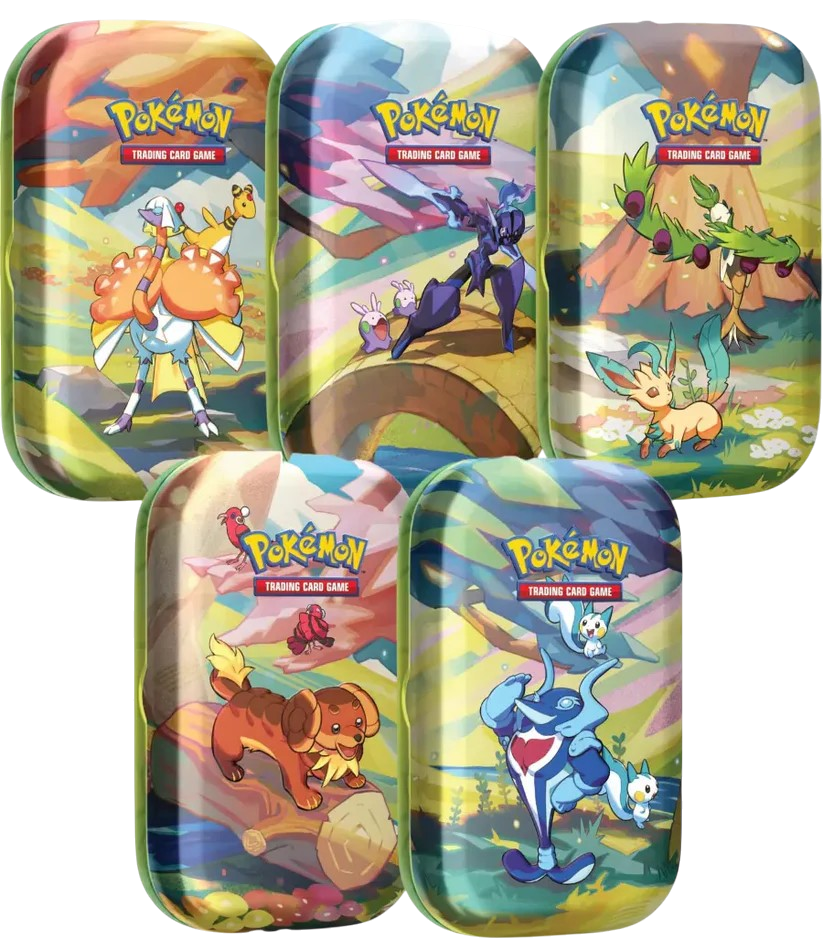 Pokmon TCG: Scarlet & Violet - Prismatic Evolutions - Mini tin Card Horizon Pokmon TCG: Scarlet & Violet - Prismatic Evolutions - Mini tin Card Horizon