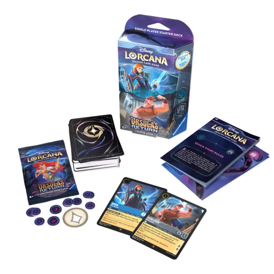 Disney Lorcana TCG: Ursula's Return Sapphire & Steel Starter Deck