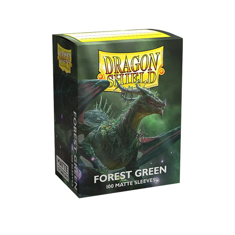 Dragon Shield - Matte Sleeves - Forest Green (100)