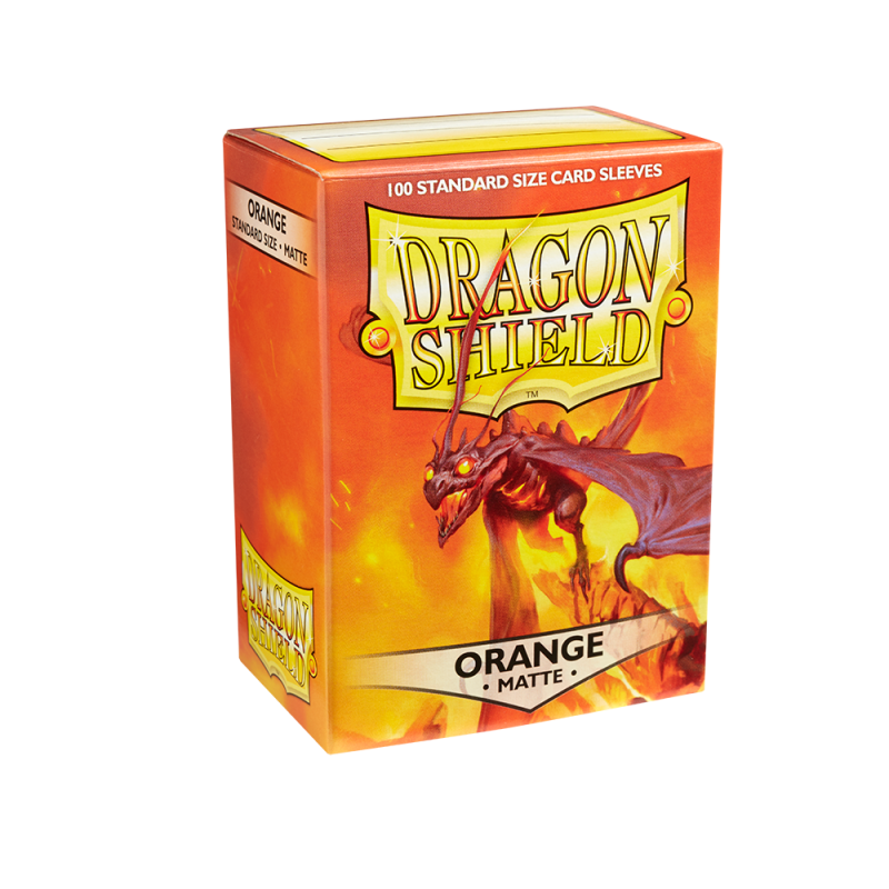 Dragon Shield - Matte Sleeves - Matte Orange (100)