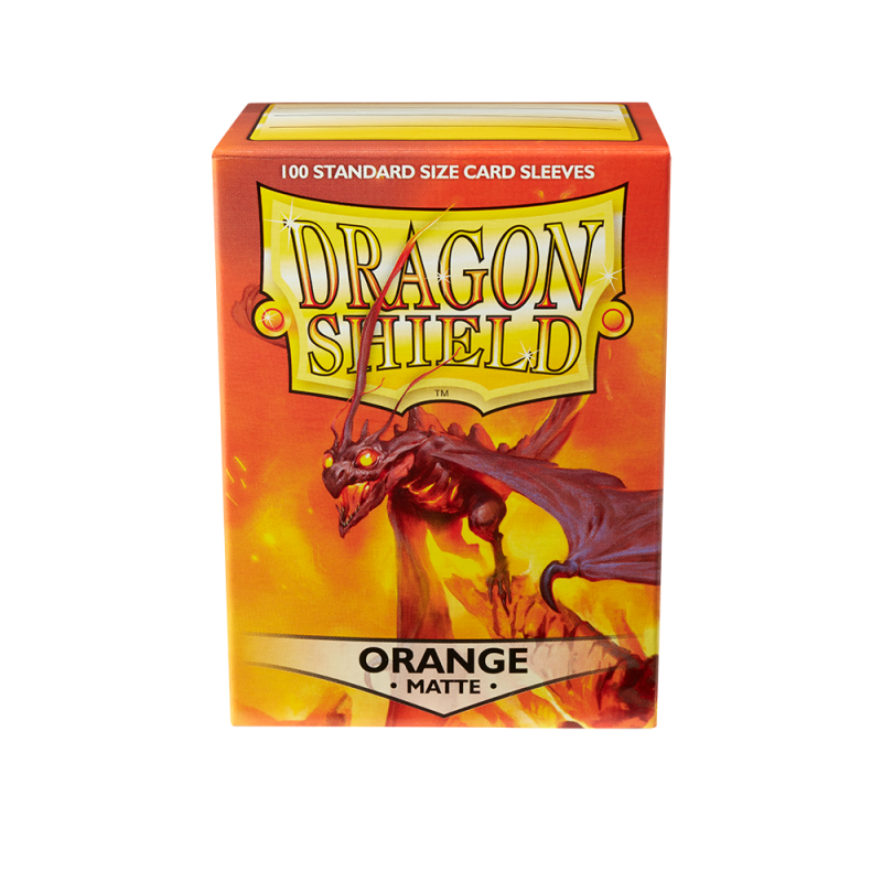 Dragon Shield - Matte Sleeves - Matte Orange (100)