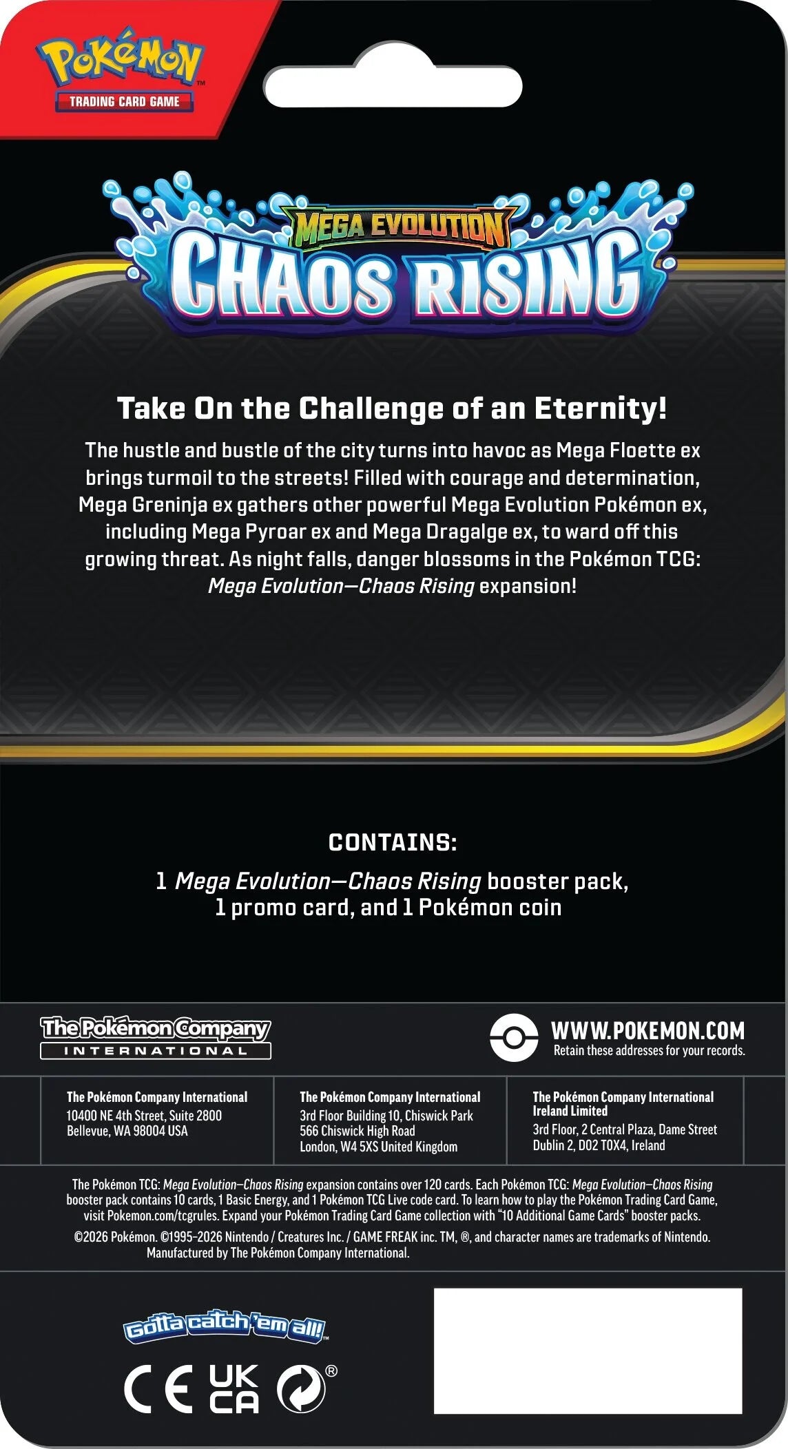Pokémon TCG: Mega Evolution - Chaos Rising Premium Checklane Blister - Pawmot
