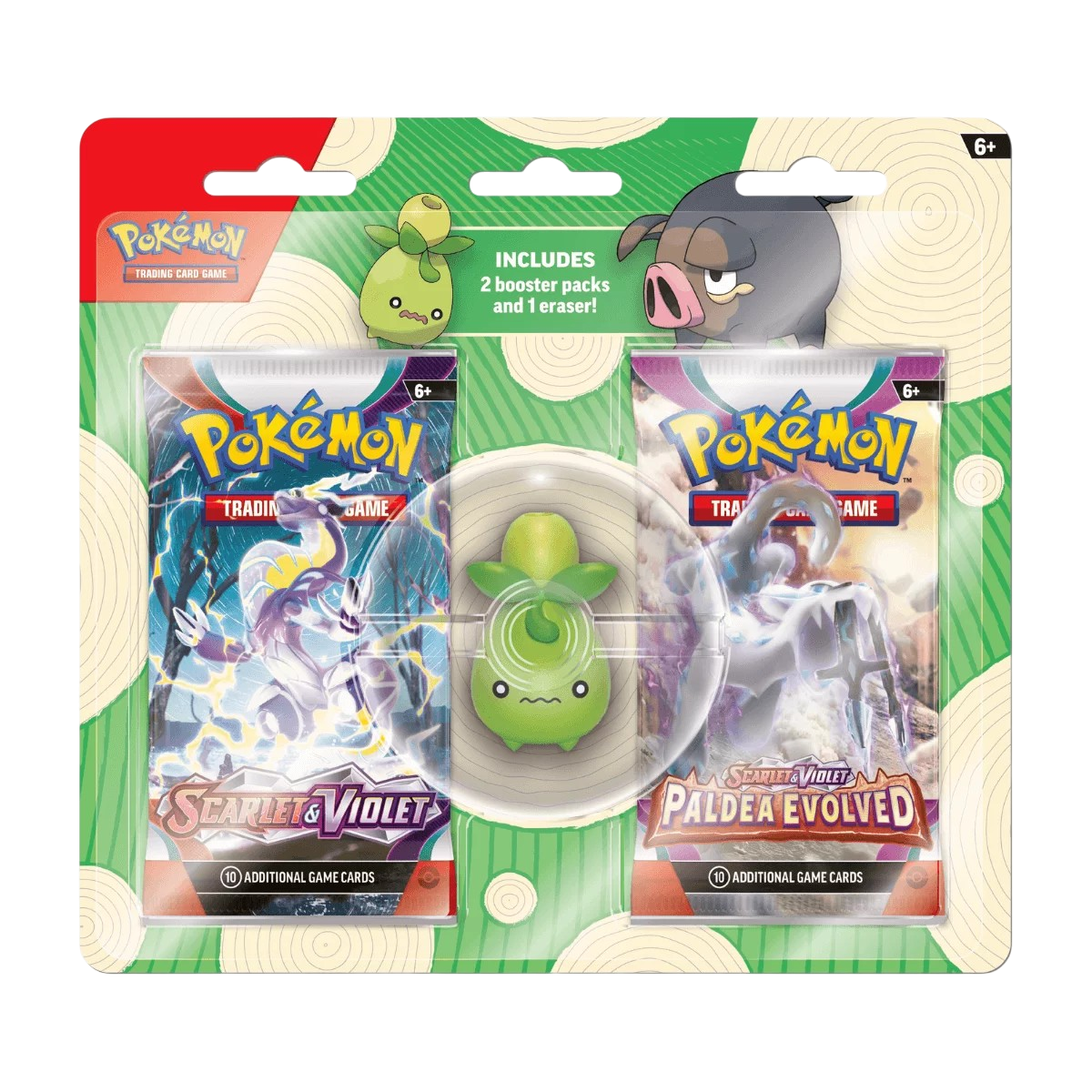 Pokemon TCG: Back to School Eraser Blister