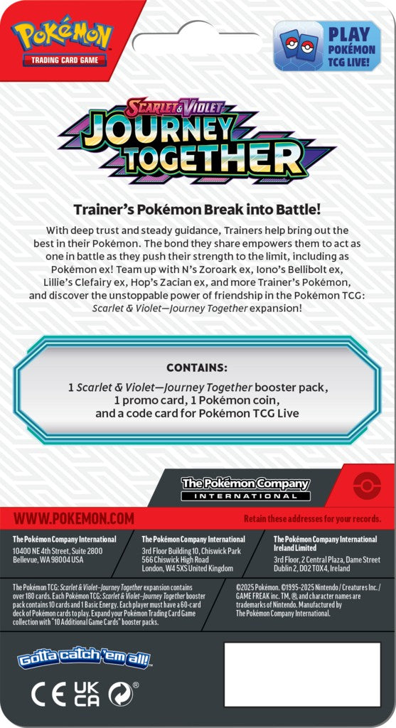 Pokémon TCG: Scarlet & Violet - Journey Together - Checklane Blister - Yanma