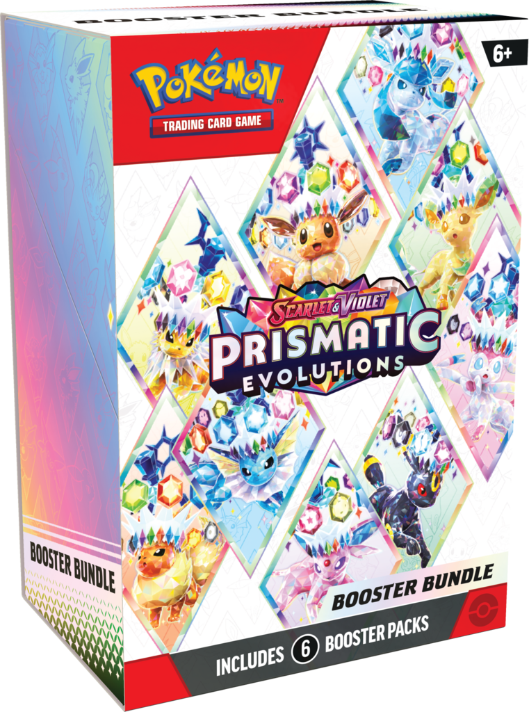 polemon booster box ccg Pokémon TCG: Scarlet & Violet - Prismatic Evolutions Team Sonic Yu-Gi-Oh Card Battle Styles expansion has Pokemon Acrylic Fulfillment Type:Booster Bundle Case (x25)
