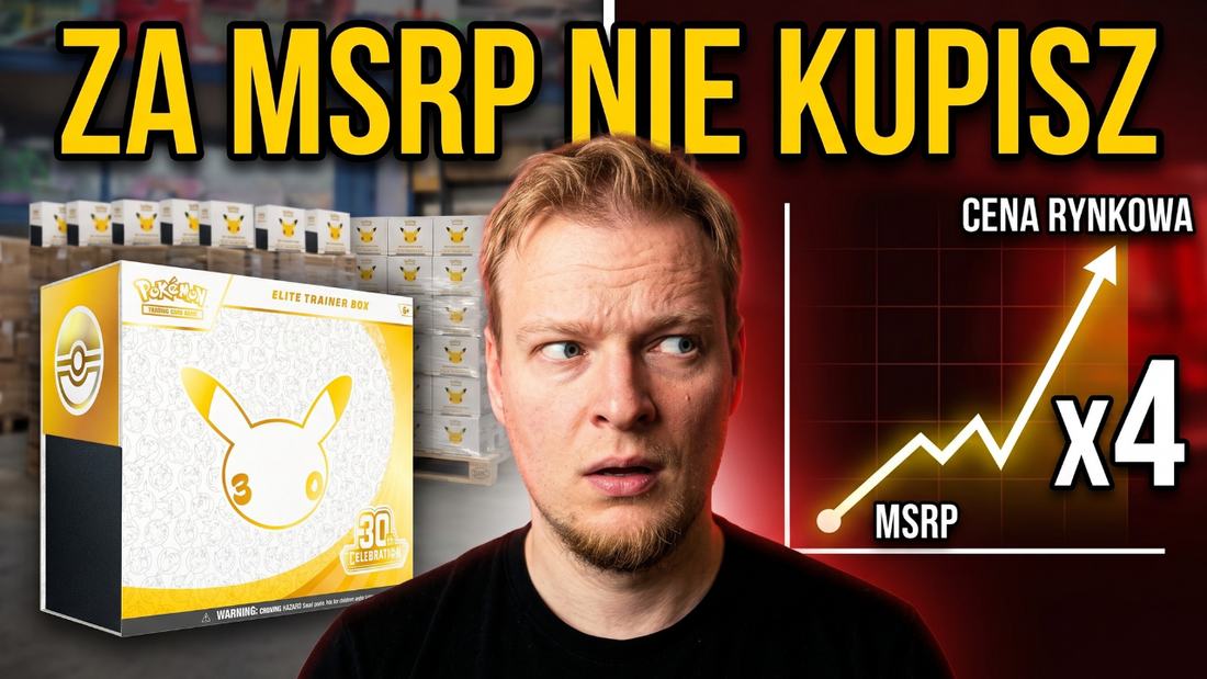Nadchodzi 30-lecie gier karcianych Pokemon! Dlaczego nie kupisz jubileuszowego setu w cenie sugerowanej (MSRP)?