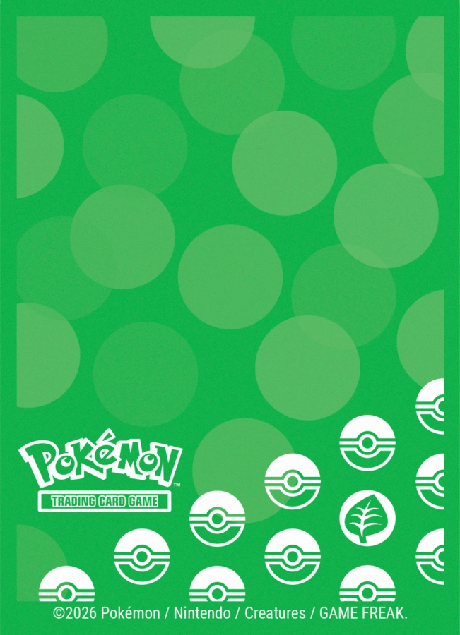 Pokémon TCG: Ultra Pro Deck Protector Sleeves, Grass (65 pcs)