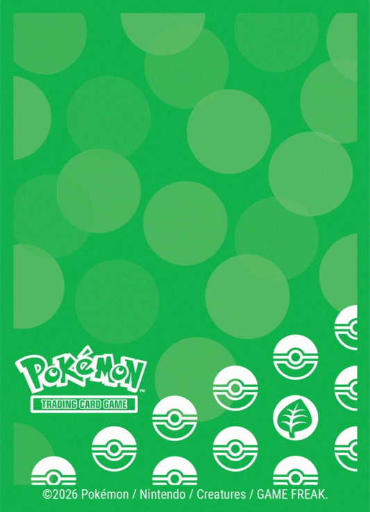Pokémon TCG: Ultra Pro Deck Protector Sleeves, Grass (65 pcs)