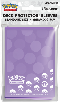 Pokémon TCG: Ultra Pro Deck Protector Sleeves, Psychic (65 pcs)