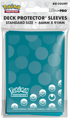 Pokémon TCG: Ultra Pro Deck Protector Sleeves, Dark (65 pcs)