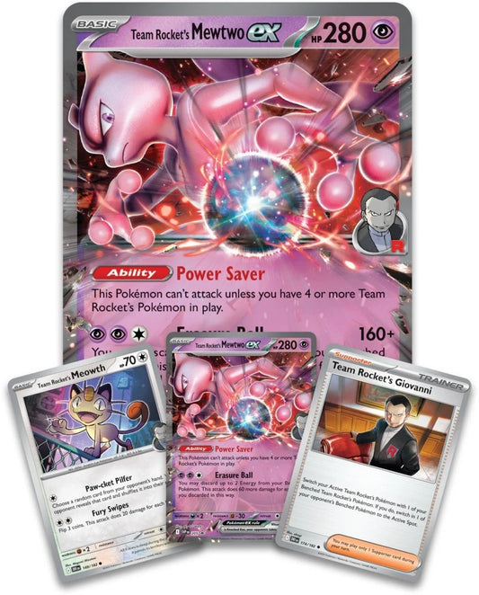 Pokemon TCG: Team Rocket's Mewtwo ex Box