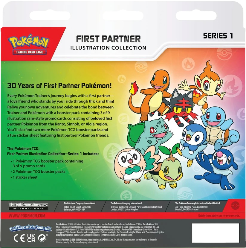 Pokemon TCG: First Partner Illustration Collection - Series 1