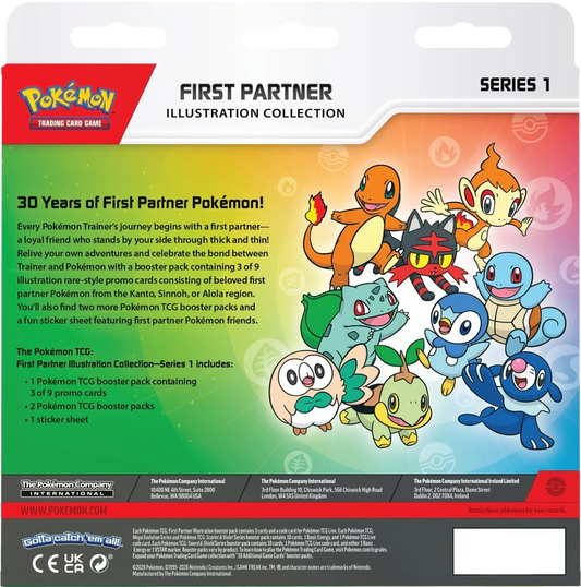 Pokemon TCG: First Partner Illustration Collection - Series 1