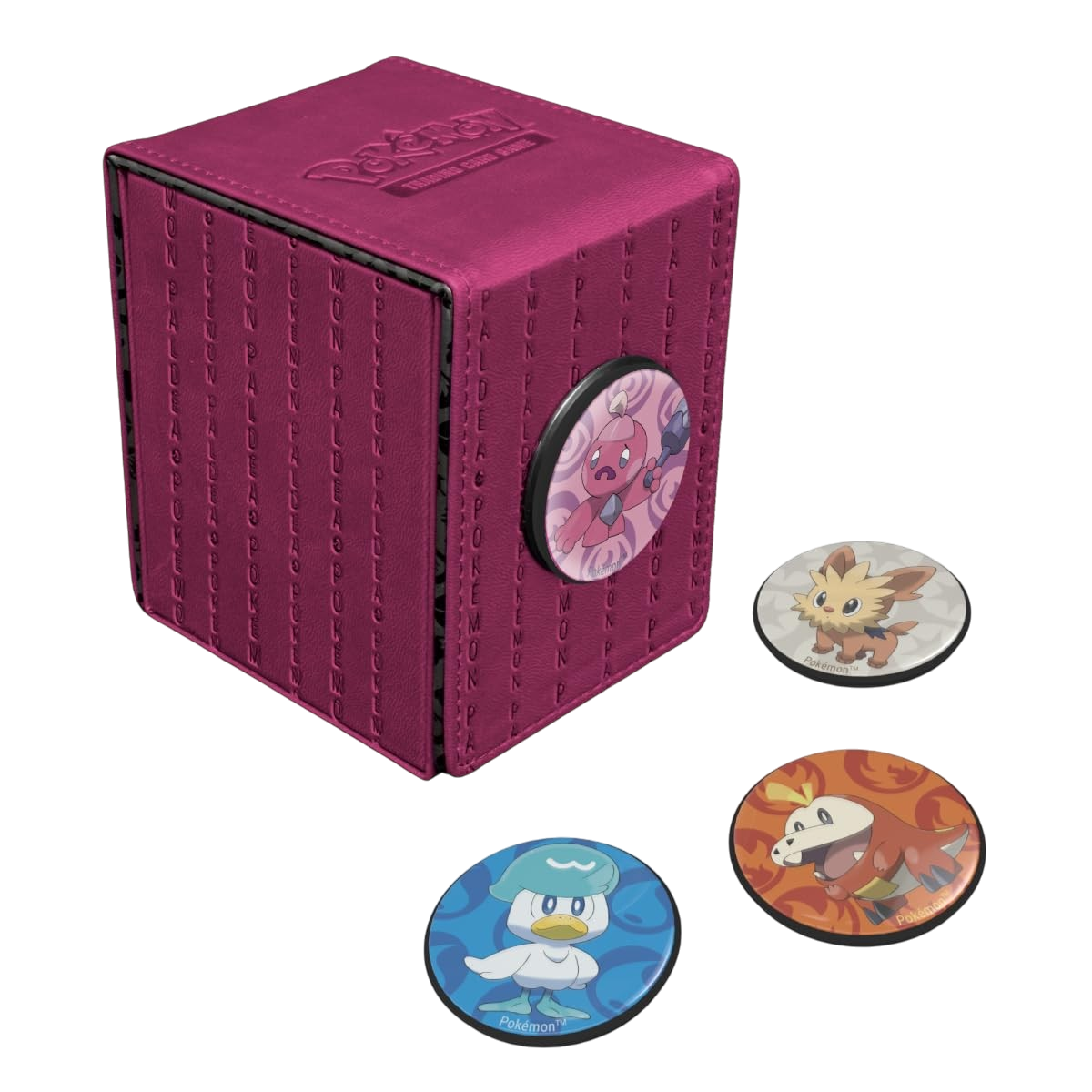 Ultra Pro Alcove Click Deck Box Pokémon Magenta