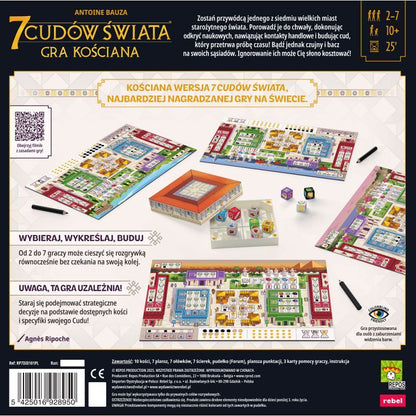 7 Wonders Dice Board Game - Polish Edition