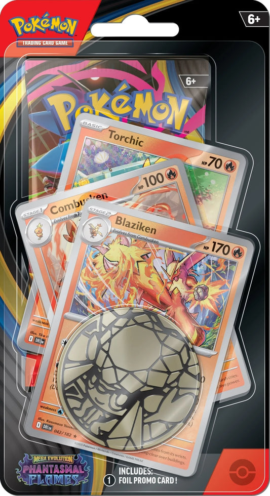 Pokemon TCG: Mega Ewolucja - Phantasmal Flames - Checklane Blister - Blaziken