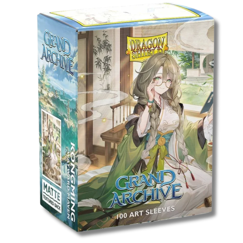 Dragon Shield Grand Archive Matte Art Sleeves - Kongming, Wayward Maven - 100 TCG Card Sleeves