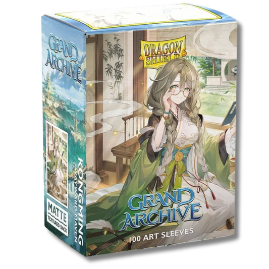Dragon Shield Grand Archive Matte Art Sleeves - Kongming, Wayward Maven - 100 TCG Card Sleeves