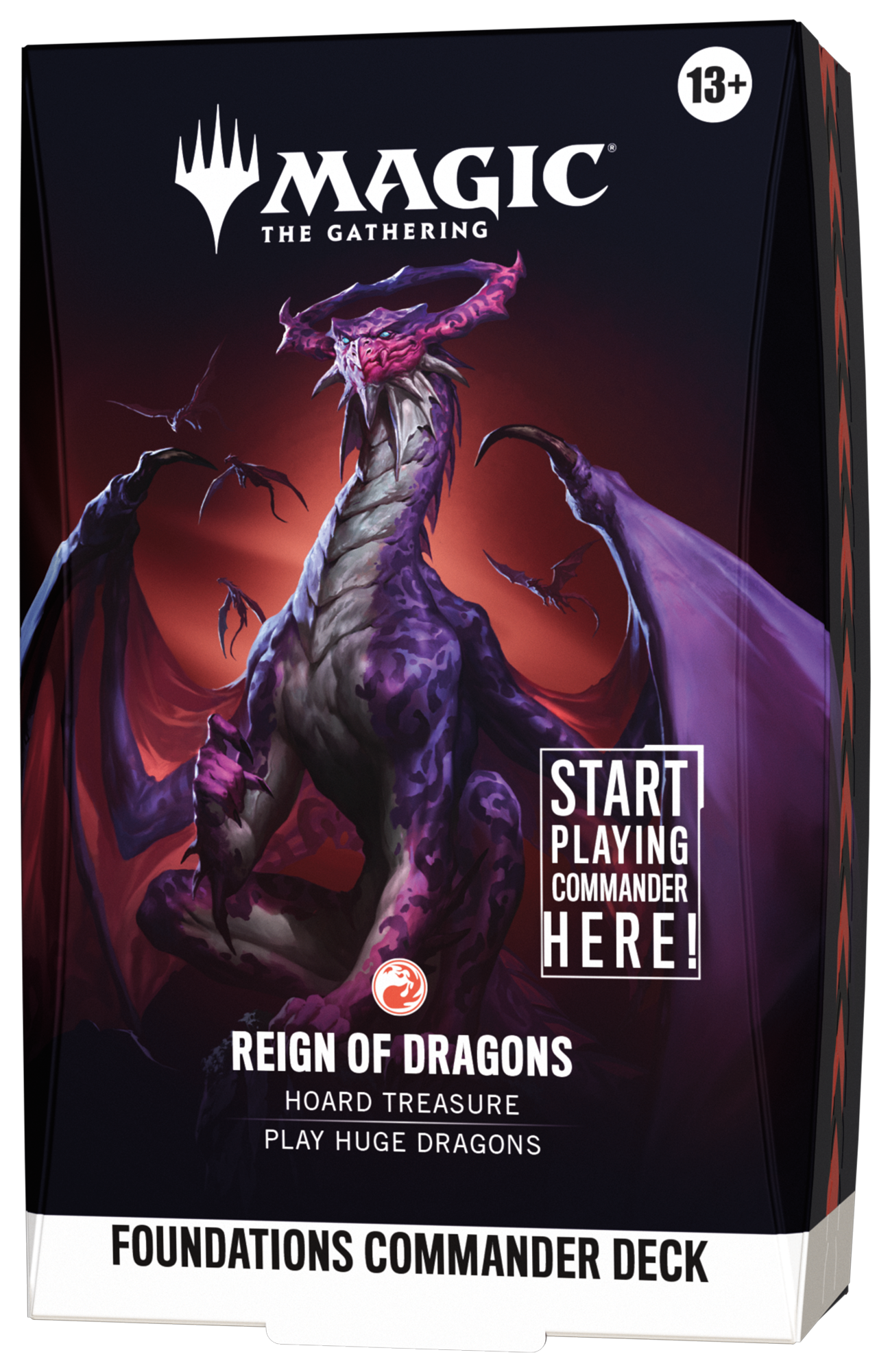 Magic The Gathering: Reality Fracture - Foundations Commander Deck "Reign Of Dragons"