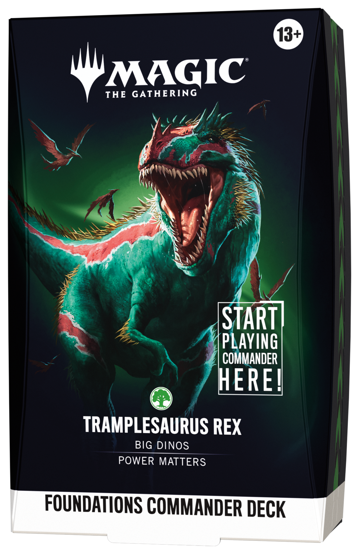 Magic The Gathering: Reality Fracture - Foundations Commander Deck "Tramplesaurus Rex"