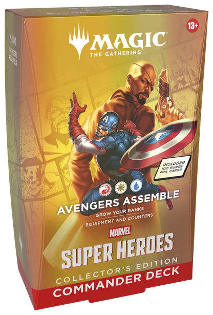 Magic the Gathering: Marvel Super Heroes Commander Deck - Avengers Assemble - Collector's Edition