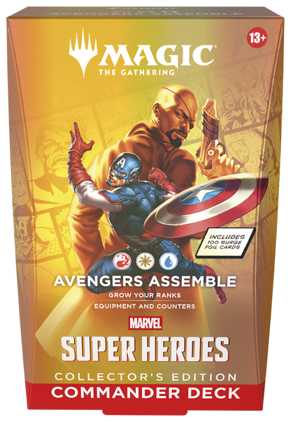 Magic the Gathering: Marvel Super Heroes Commander Deck - Avengers Assemble - Collector's Edition