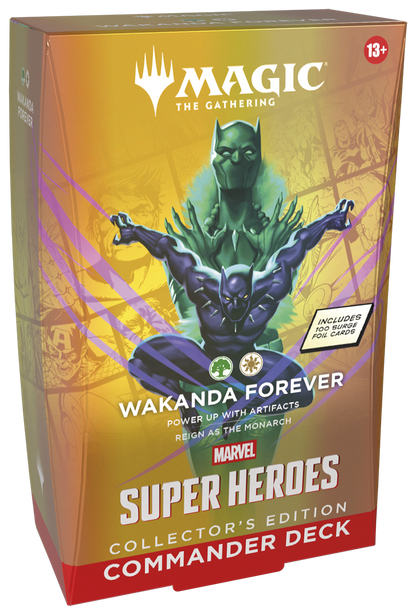 Magic the Gathering: Marvel Super Heroes Commander Deck - Wakanda Forever - Collector's Edition