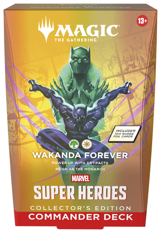 Magic the Gathering: Marvel Super Heroes Commander Deck - Wakanda Forever - Collector's Edition