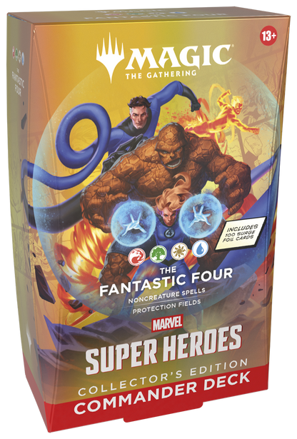 Magic the Gathering: Marvel Super Heroes Commander Deck - The Fantastic Four - Collector's Edition
