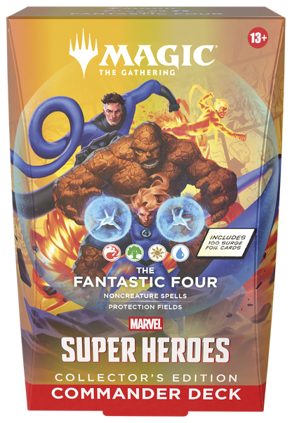 Magic the Gathering: Marvel Super Heroes Commander Deck - The Fantastic Four - Collector's Edition