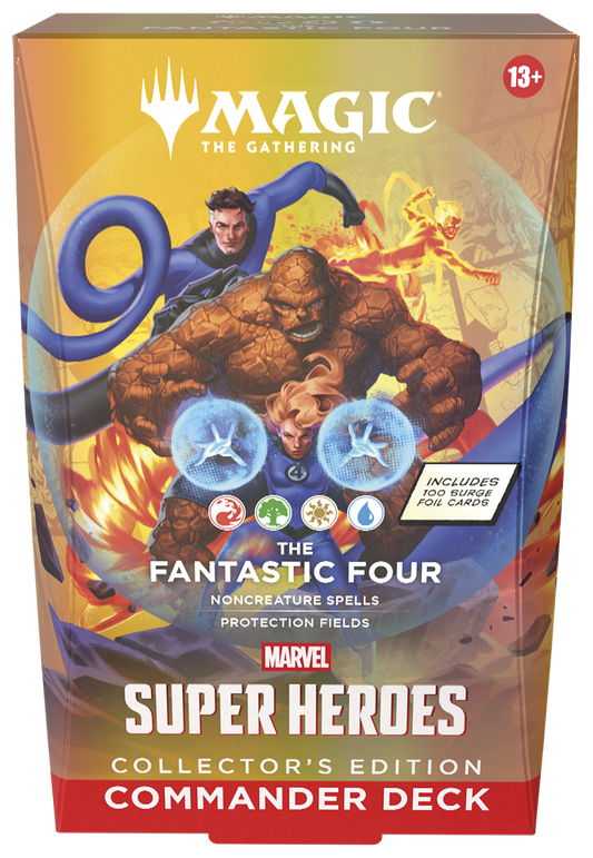 Magic the Gathering: Marvel Super Heroes Commander Deck - The Fantastic Four - Collector's Edition