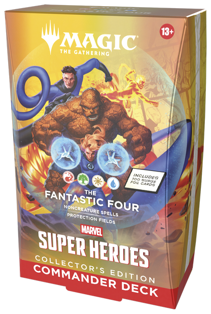 Magic the Gathering: Marvel Super Heroes Commander Deck - The Fantastic Four - Collector's Edition