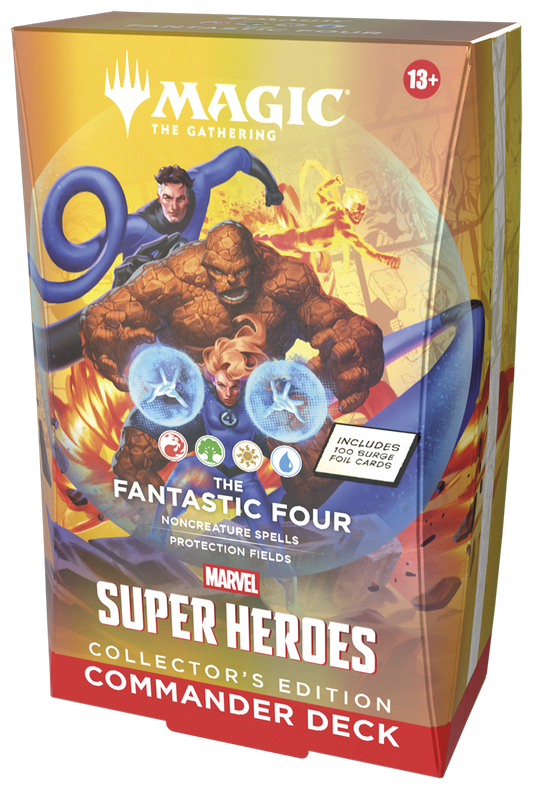 Magic the Gathering: Marvel Super Heroes Commander Deck - The Fantastic Four - Collector's Edition
