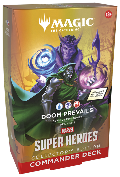 Magic the Gathering: Marvel Super Heroes Commander Deck - Doom Prevails - Collector's Edition
