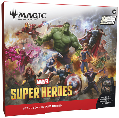 Magic the Gathering: Marvel Super Heroes "Heroes United" Scene Box