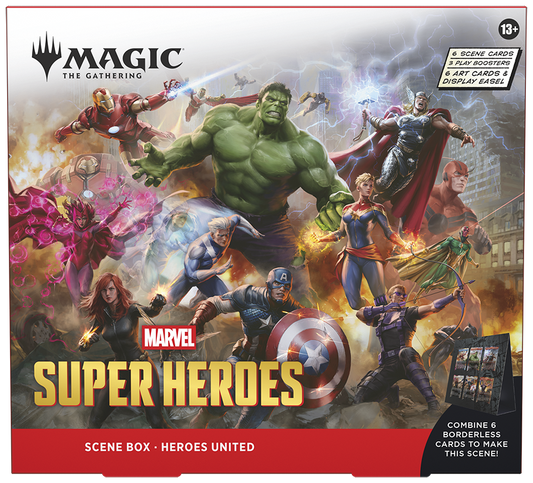 Magic the Gathering: Marvel Super Heroes "Heroes United" Scene Box