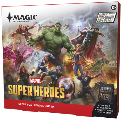 Magic the Gathering: Marvel Super Heroes "Heroes United" Scene Box